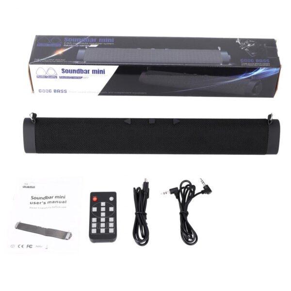 16W Sound Bar Speaker Stereo TF Subwoofer Column