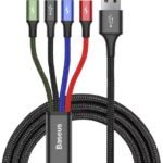Baseus Fast 4-in-1 Cable - iP(2)+Type-C+Micro