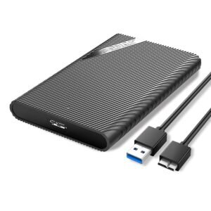 ORICO 2.5-Inch Hard Drive Enclosure 2521U3-BK-EP with USB 3.0