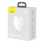 Baseus Compact Quick Charger U+C 20W - White