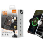 LDNIO MA02 15W Car Wireless Charger Stand - Fast Charging, Adjustable Design