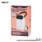 REMAX RPP-565 60000mAh Lesu II Series Cabled Power Bank with PD20W+QC22.5W Fast Charging