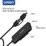 ONTEN USB-C & USB 3.0 to SATA adapter UCA312