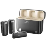 REMAX K15 Type-c Noise Canceling 2 in 1 Wireless radio microphone for smart phone