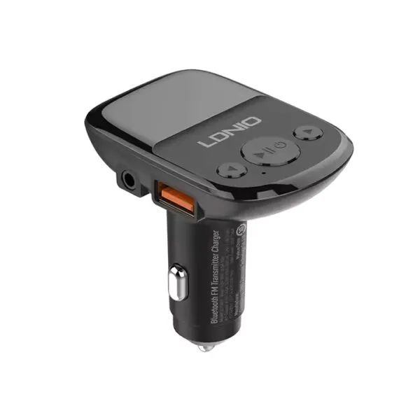 LDNIO C706Q Dual USB Car Charger With FM Transmitter Function