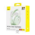Baseus Bowie Series H1i Head-mounted Noise Canceling Bluetooth Headphones Photosynthetic Green