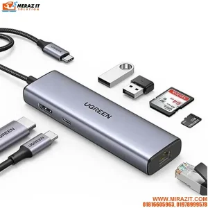 GREEN CM512 6-in-1 USB-C Adapter 4K HDMI