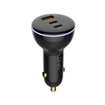 LDNIO C102 160W 3-Port PD Type-C Car Charger